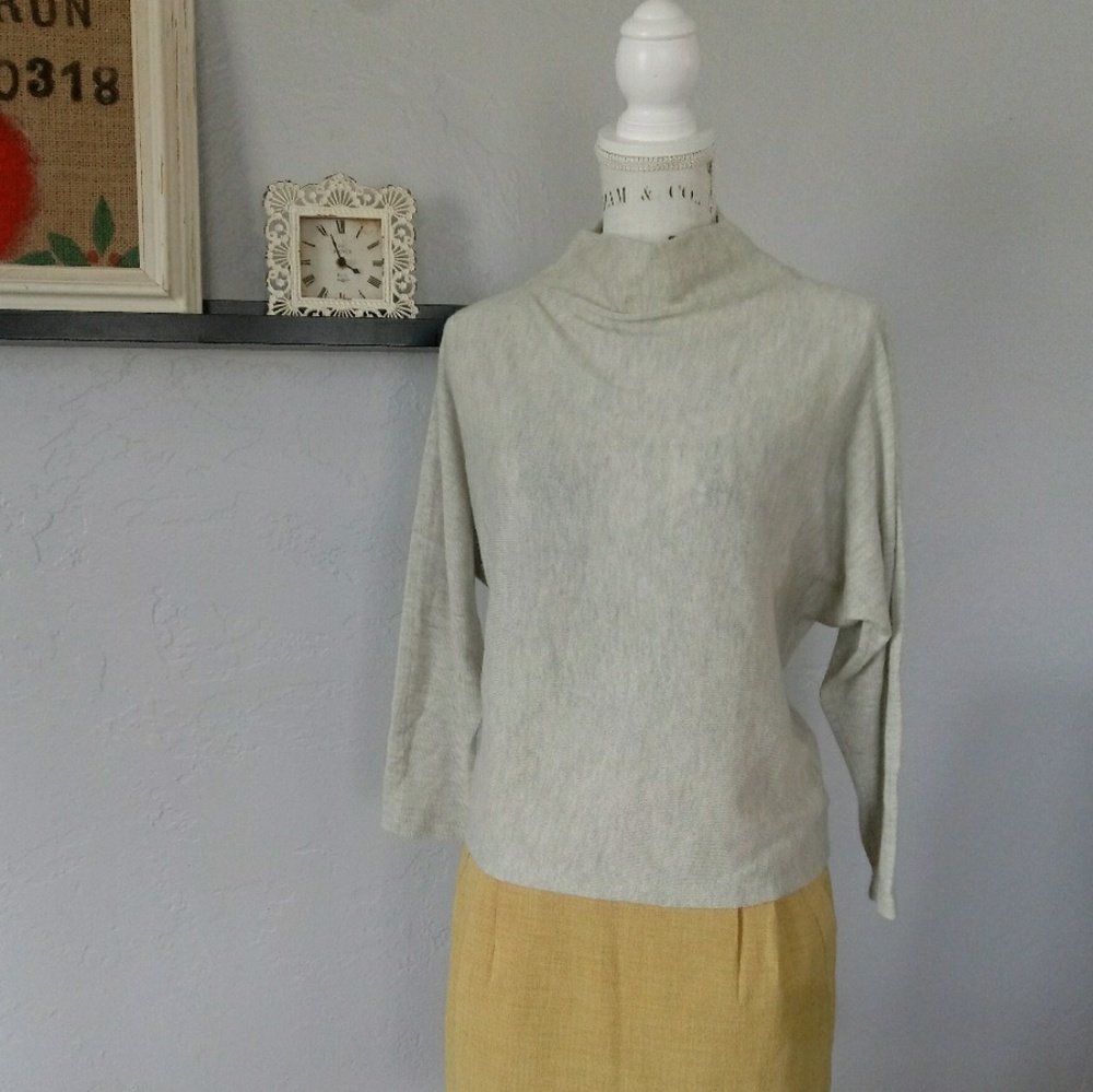 Autumn Cashmere funnel neck Dolman cashmere